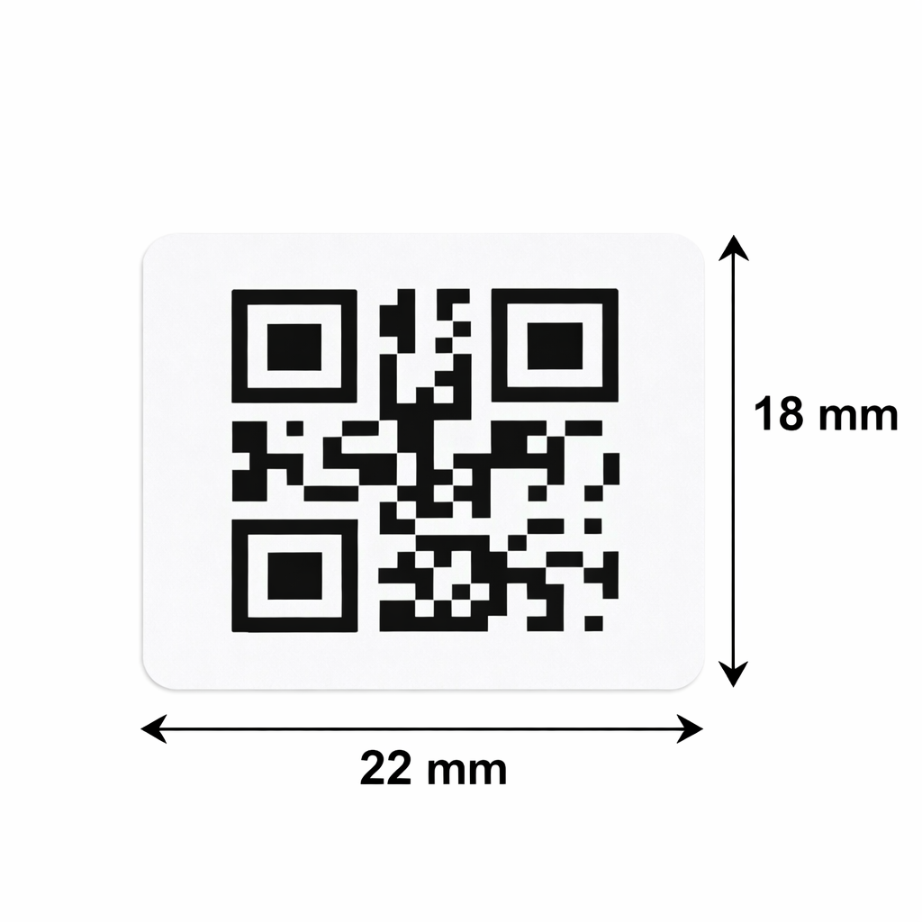 Bild på QR1-etikett